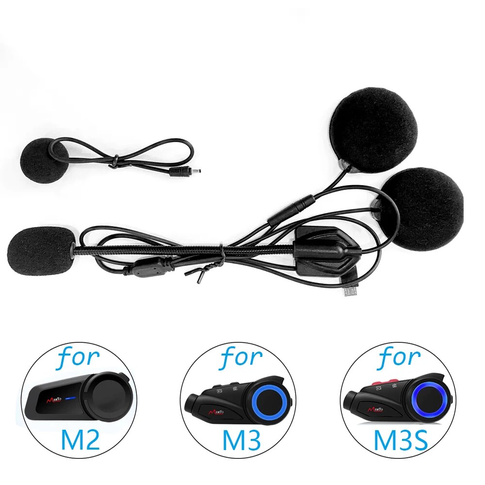 Full Face Motorcycle Helmet With Bluetooth - Akcesoria do Maxto M2 M3 M3S