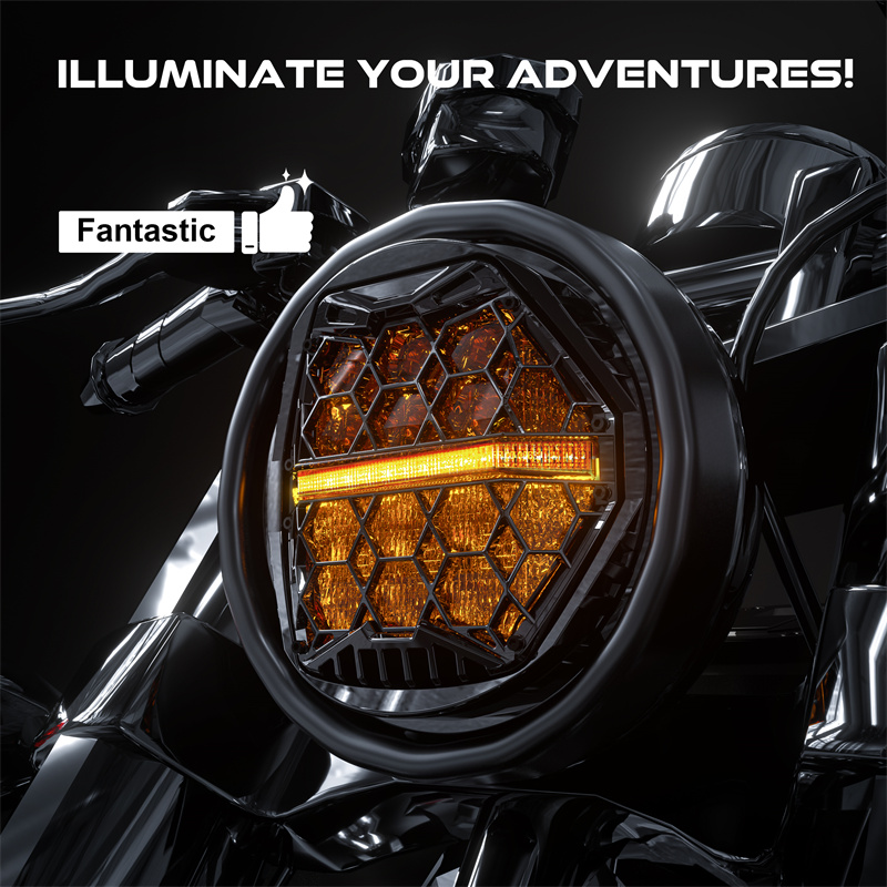 Reflektor LED okrągły 5,75 cal – Universal Motorcycle Led Headlight Projector recenzja i cena