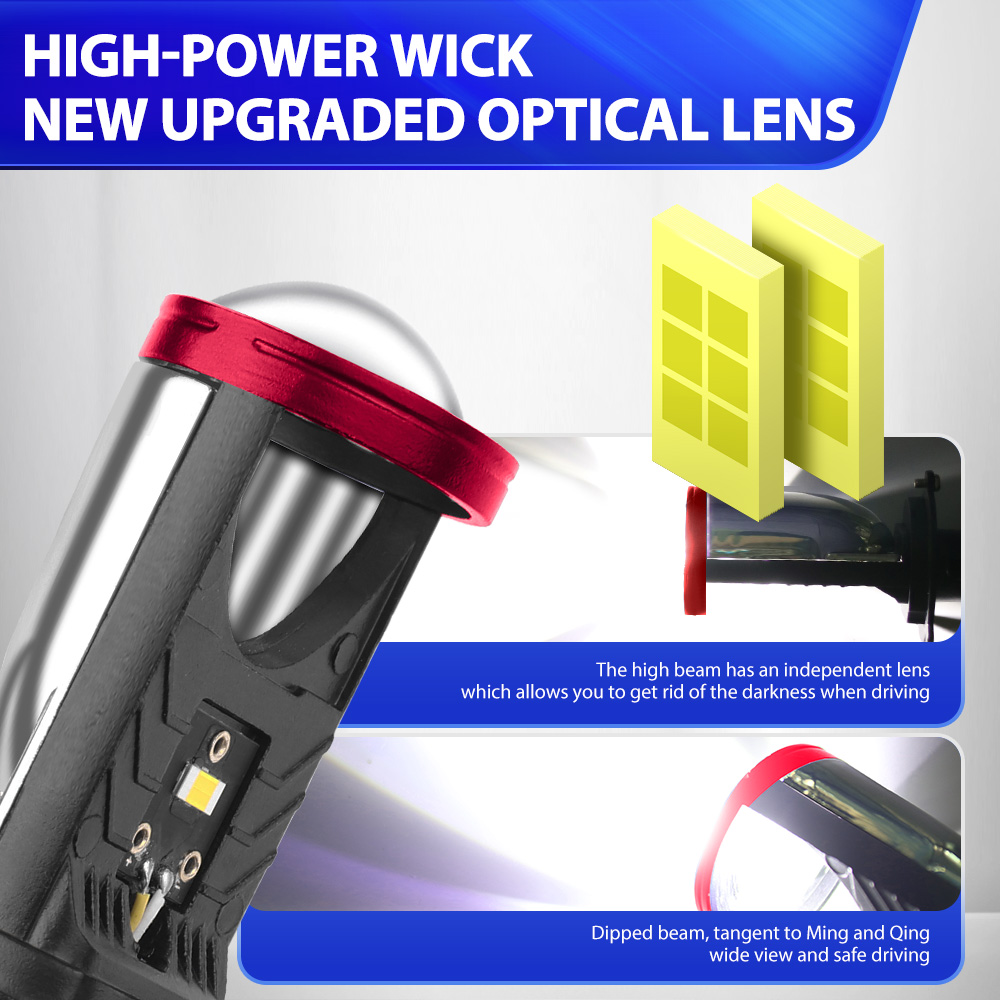 Dla Kawasaki ZG1400 Concours 2 – Universal Motorcycle Led Headlight Projector recenzja i cena