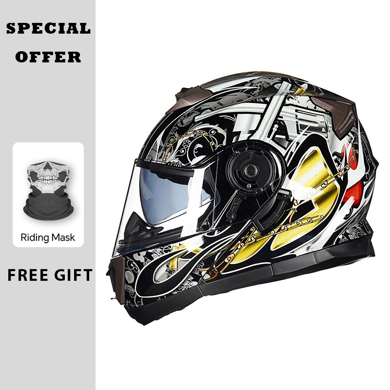 Kaski motocyklowe Modularne Ka – Modular Flip Up Motorcycle Helmet Dot Approved recenzja i cena