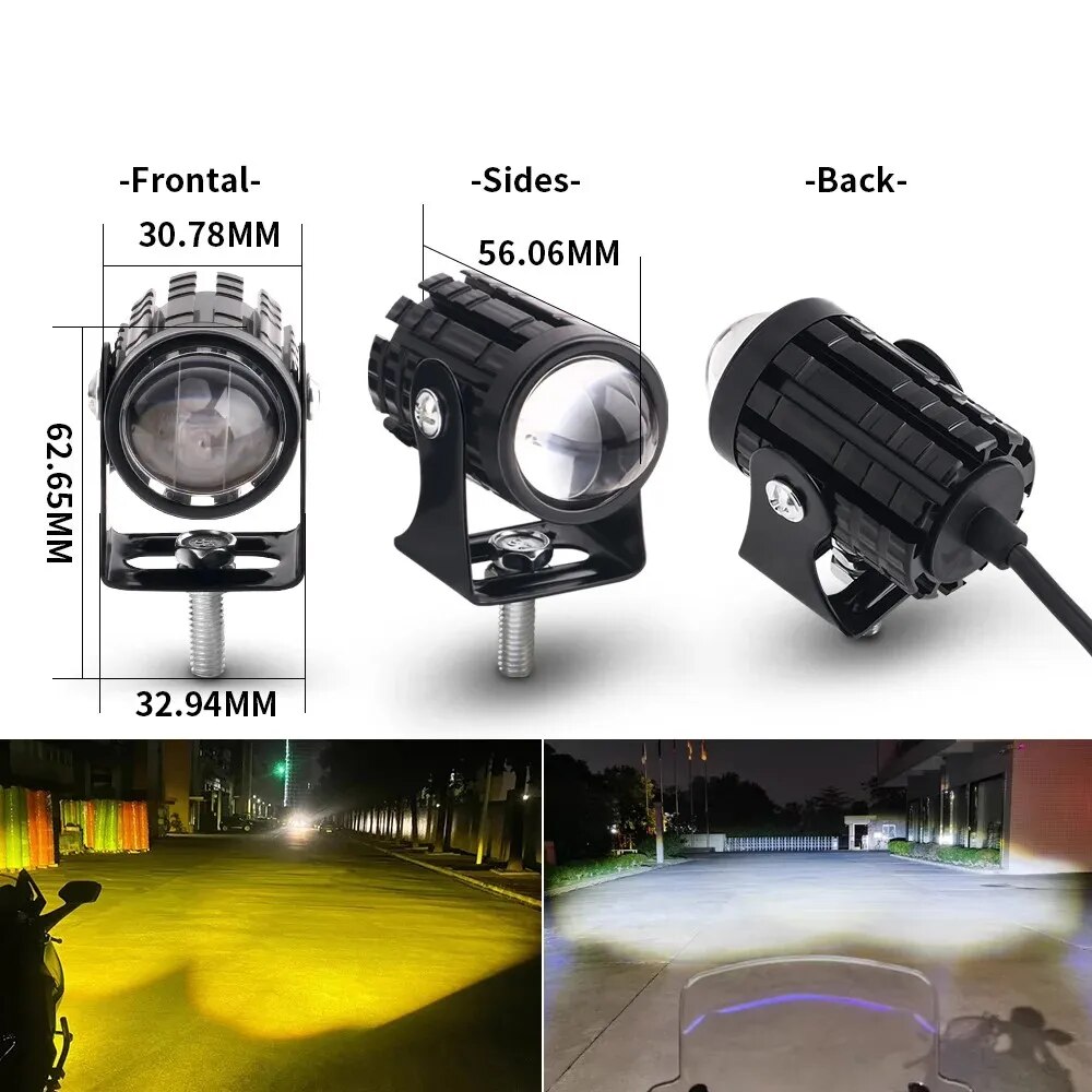 Uniwersalna motocyklowa lampa  – Universal Motorcycle Led Headlight Projector recenzja i cena