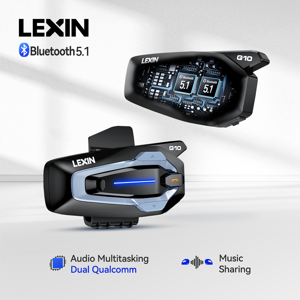 NEW-LEXIN G10 Interkom do kask – Universal Motorcycle Helmet Intercom Headset recenzja i cena